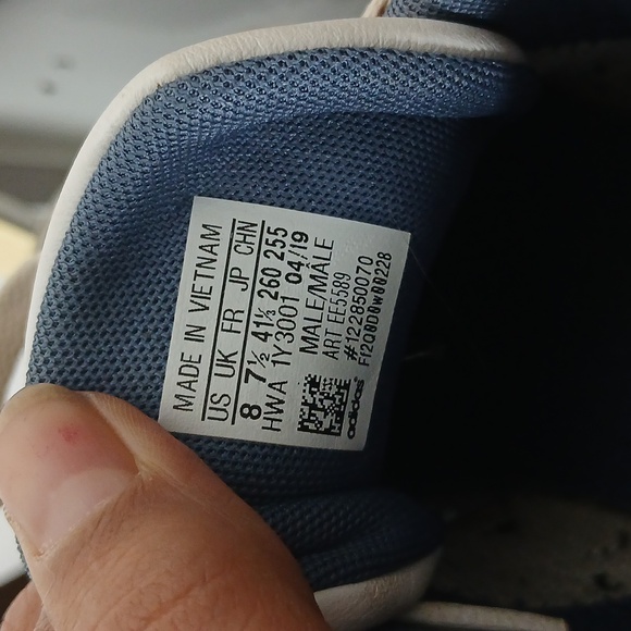 Adidas chaos solar red cloud foam sneakers size mens 8 - Picture 10 of 14